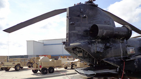 TAWS next to aircraft